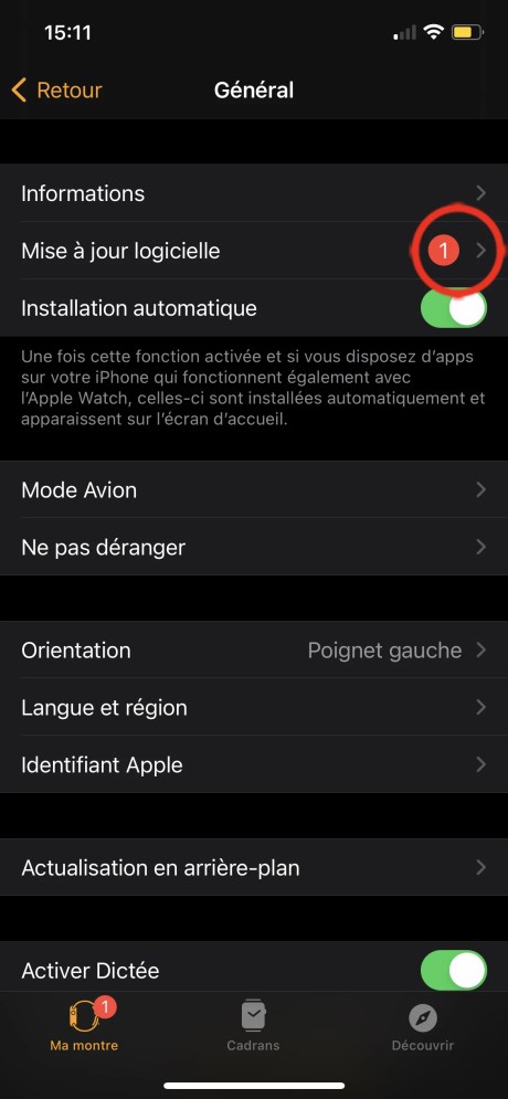 Comment Mettre à Jour son Apple Watch avec l'iPhone 02