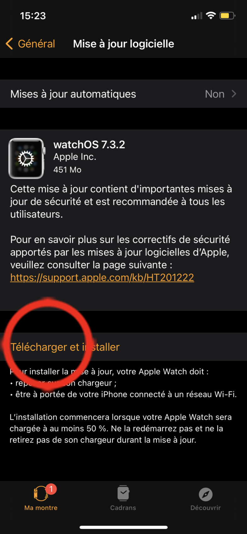 Comment mettre à jour son Apple Watch pour bénéficier de watchOS 9 ?