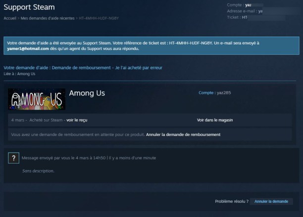 Comment se faire rembourser un jeu Steam 10