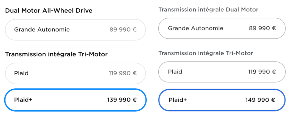 Configurateur Tesla Model S France