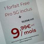 En plus de sa box professionnelle, Free lance un forfait Free Pro 5G