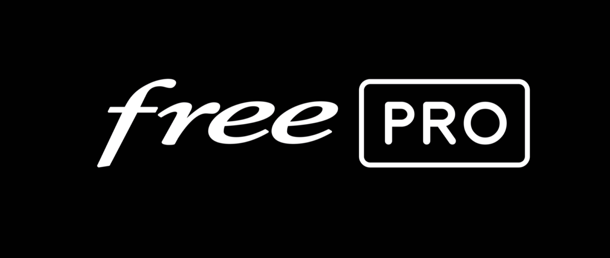 Free Pro &#8211; Frandroid &#8211; Box &#8211; Logo Free Pro fond noir