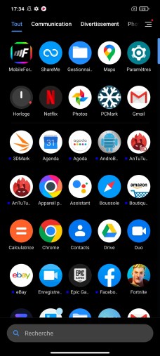 Interface Xiaomi Poco X3 Pro