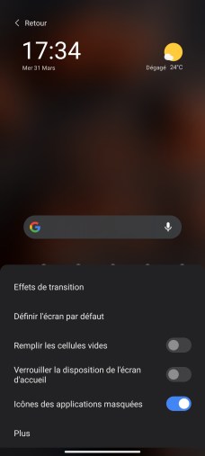 Interface Xiaomi Poco X3 Pro