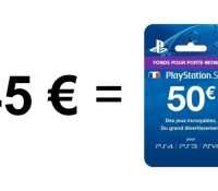 Playstation Store carte 50 €