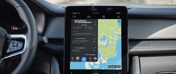 A Better Route Planner sur la Polestar 2 // Source : Polestar