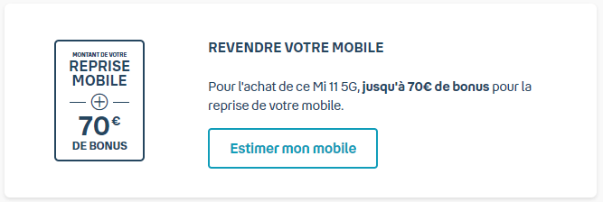 reprise smartphone mi 11