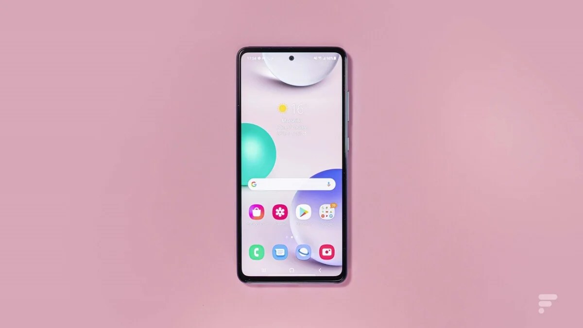 L'écran du Samsung Galaxy A52 5G