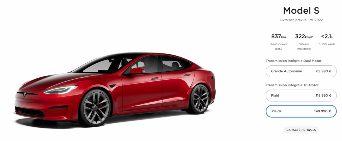 Tesla Model S Plaid Plus retard