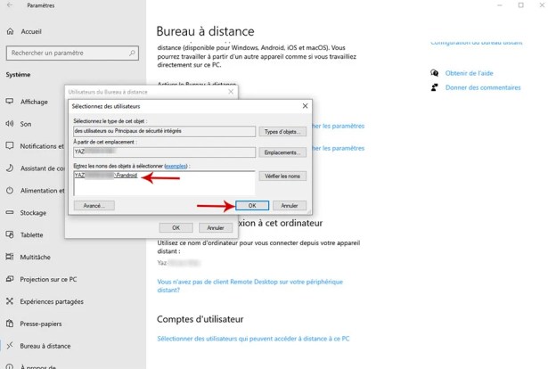 Autoriser la prise de contrôle à distance d’un PC sous Windows 10 010 bis