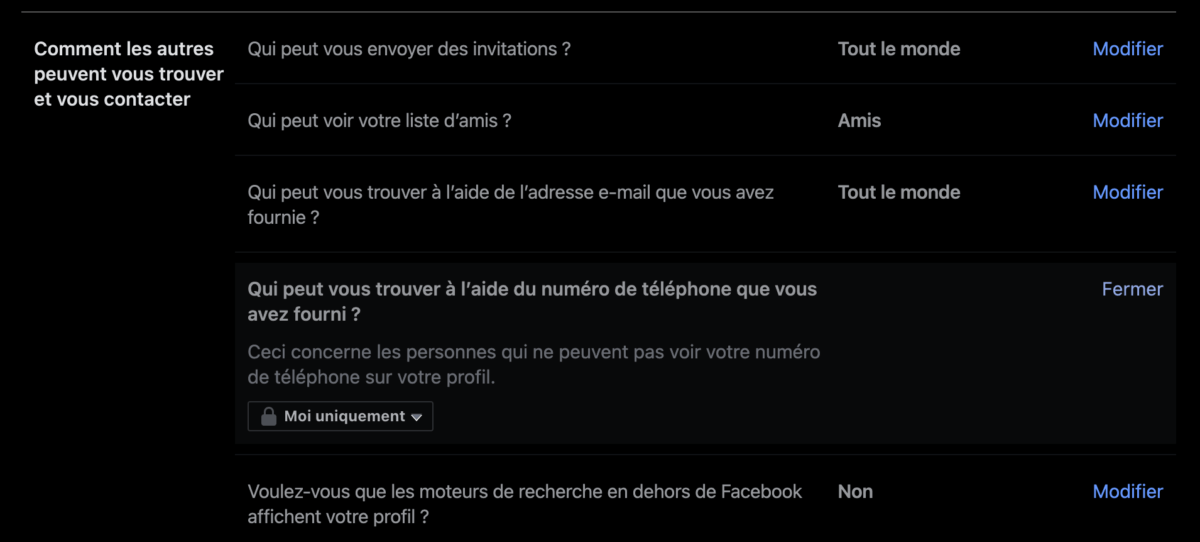 facebook qui peut vous trouver