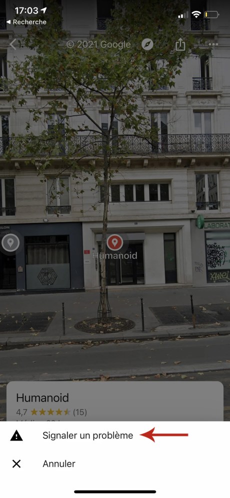 Comment flouter sa maison sur google street-view sur smartphone 03