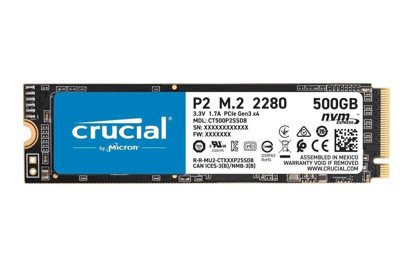 Ce SSD NVMe Crucial 500 Go est le meilleur rapport qualité-prix du moment