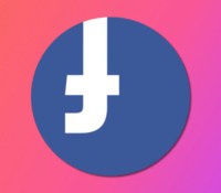 Le logo Facebook à l'envers