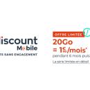 2 euros, c’est le prix mensuel de ce forfait mobile avec 20 Go de 4G