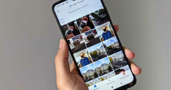 L'application Google Photos // Source : Frandroid