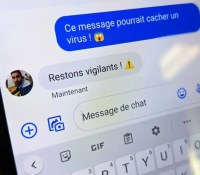 Les malwares peuvent se propager par SMS // Source : Frandroid