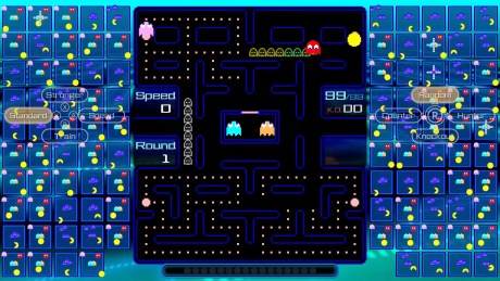 Pac-Man 99 sur Nintendo Switch Online face à vos adversaires // Source : Nintendo / BandaiNamco