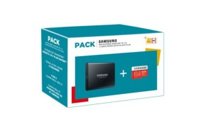 Pack SSD Samsung T5 + micro SD 64 Go