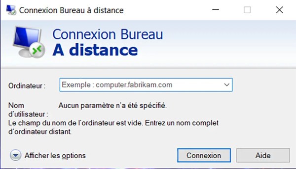 Prise de contrôle à distance d’un PC sous Windows 10 02