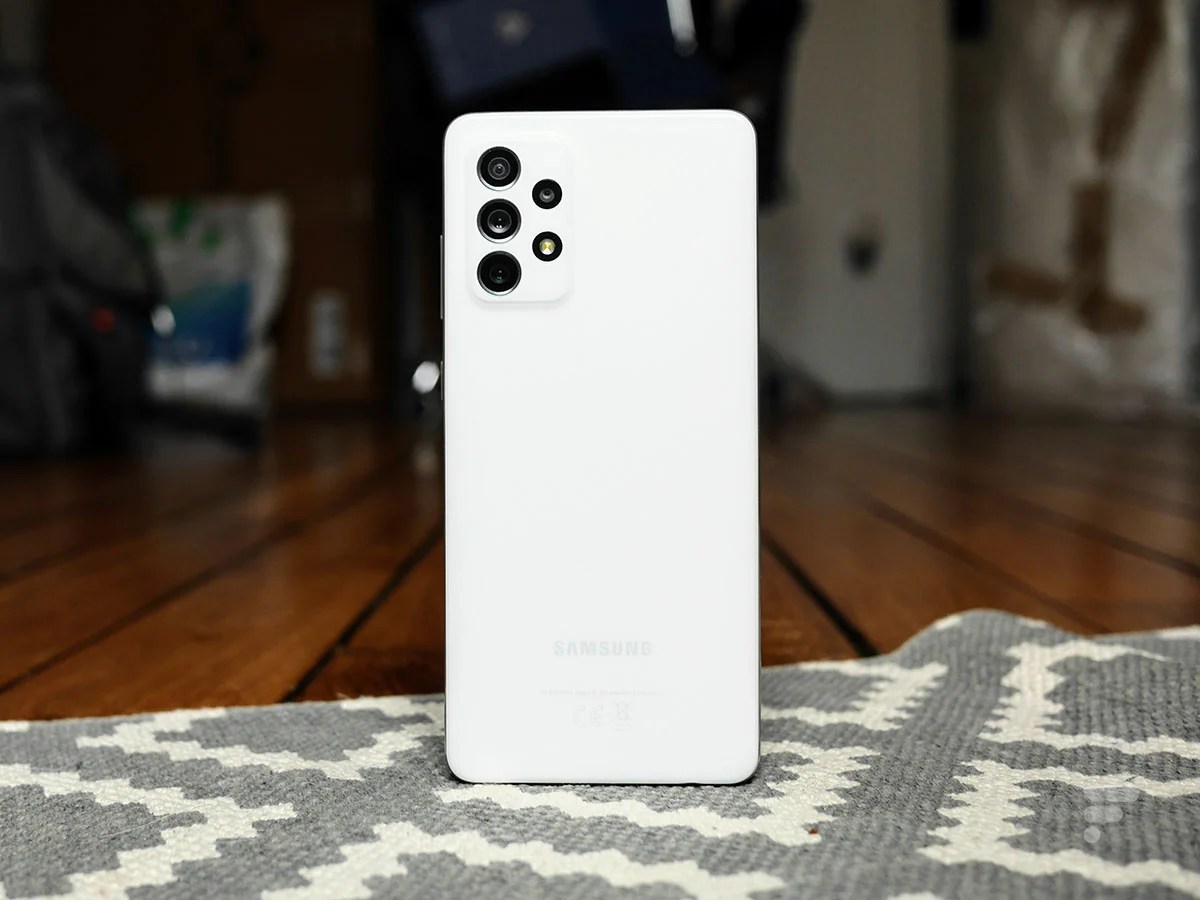 Le dos du Samsung Galaxy A72