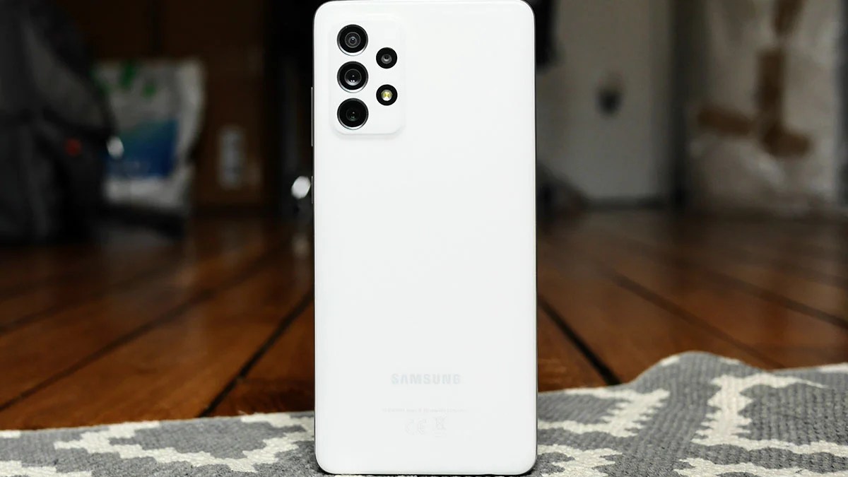 Le dos du Samsung Galaxy A72