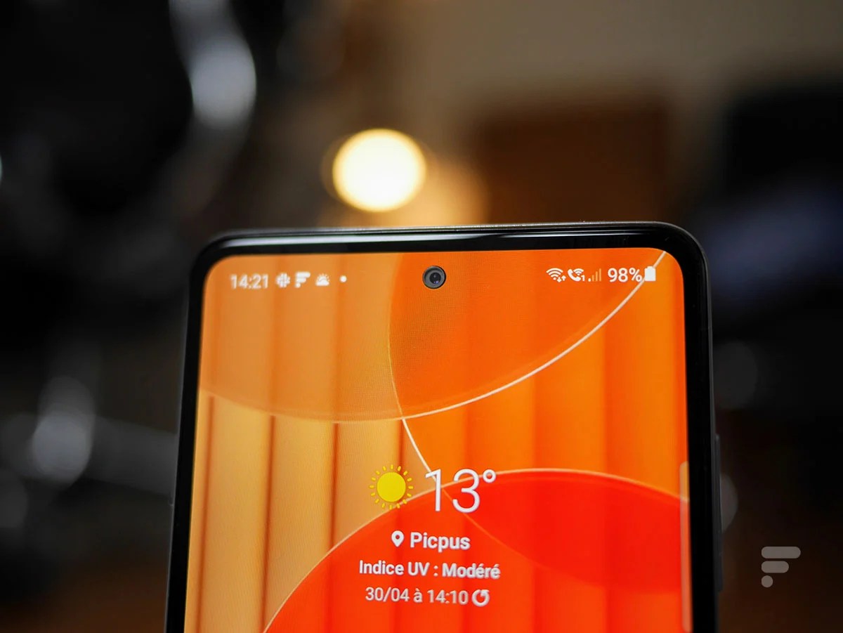 La caméra selfie du Samsung Galaxy A72