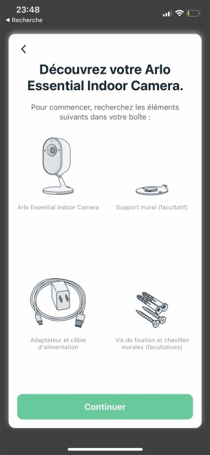 Le contenu de la boîte apparaît dans l'app // Source : Frandroid / Yazid Amer