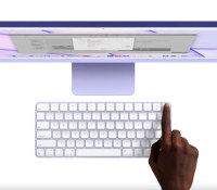 Le nouveau clavier de l'iMac pourra bénéificer du Touch ID. // Source : Apple