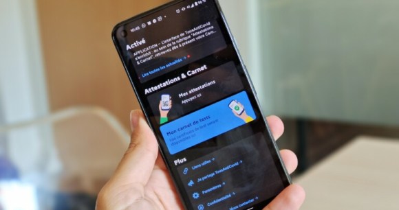 L'application TousAntiCovid accueille vos certificats de tests // Source : Frandroid
