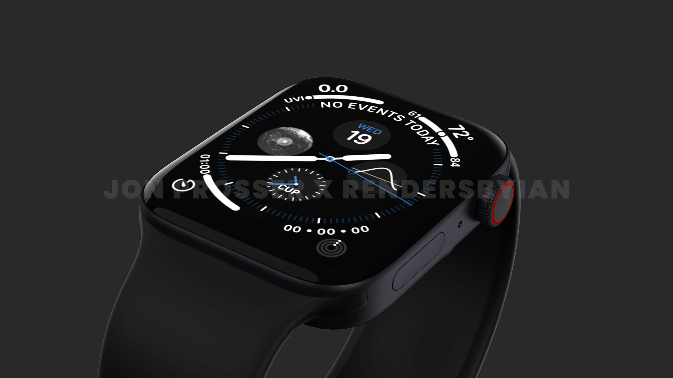 Apple Watch Series 7 // Source : Jon Prosser x Rendersbylan