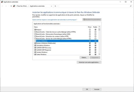 Autoriser le contrôle à distance via Internet sur le PC cible 04