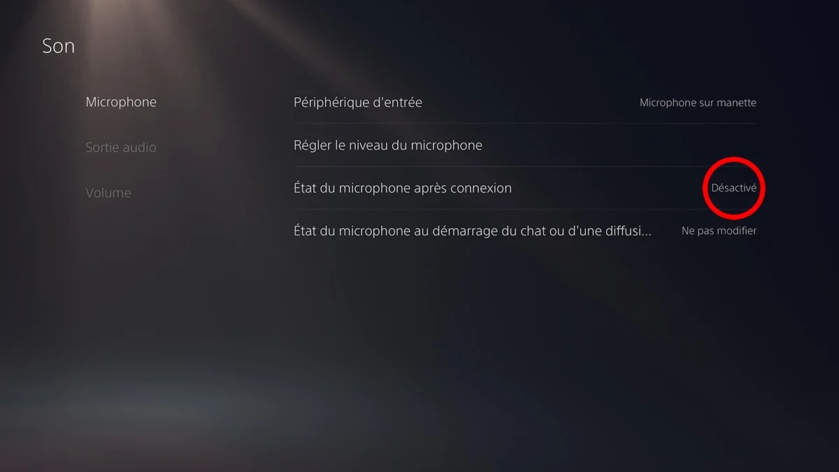 Comment désactiver par défaut le micro de la PS5 07