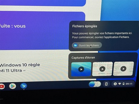 Comment enregistrer l’écran en vidéo sur chrome OS 10