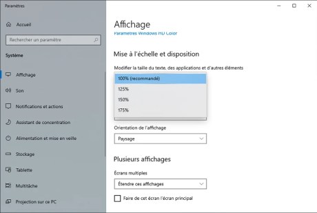 Comment gérer le multiscreen sous Windows 10 08