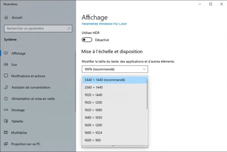 Comment gérer le multiscreen sous Windows 10 09