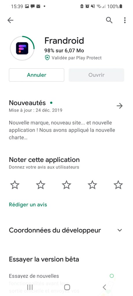 Comment télécharger une appli à partir du Google Play Store et sans le Play Store 6-02