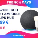French Days Amazon Echo +Ampoule Philips
