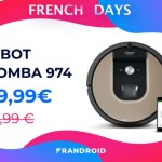 iRobot Roomba 974 : un excellent robot aspirateur à -24% pour les French Days
