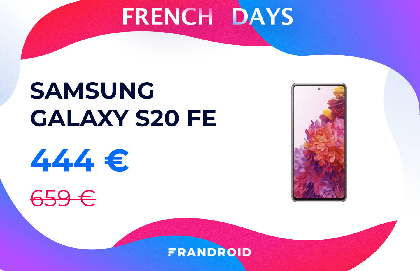 Le Samsung Galaxy S20 FE ne résiste pas aux promotions des French Days