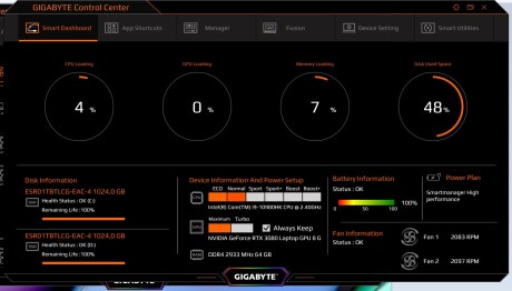 Gigabyte Control Center_2