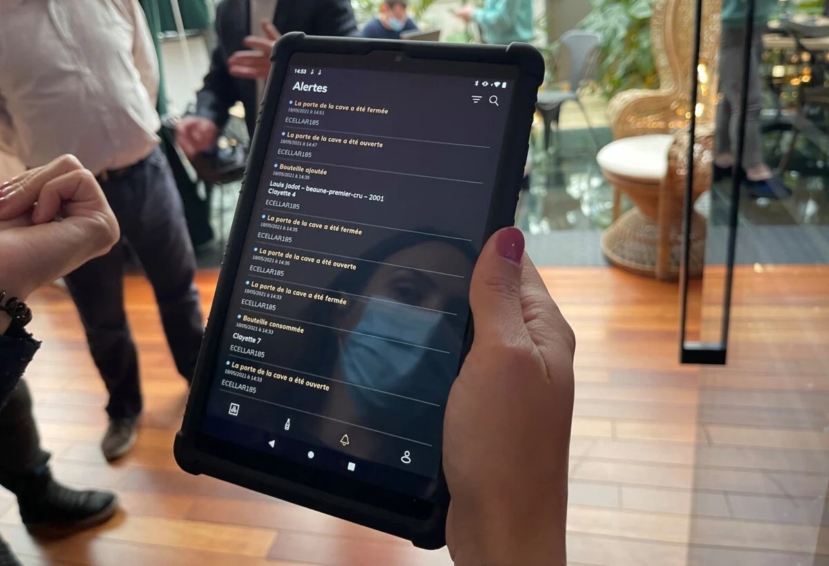 L’application Vinotag cave à vin La Sommelière connectée