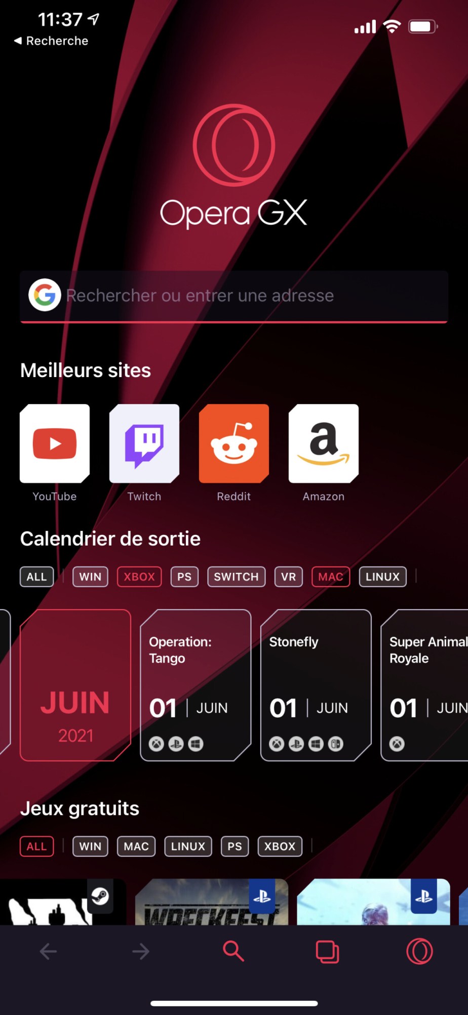 Opera GX Mobile