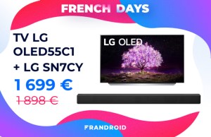 French Days : excellent prix pour le TV LG OLED55C1 livré avec une barre de son