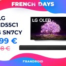 French Days : excellent prix pour le TV LG OLED55C1 livré avec une barre de son
