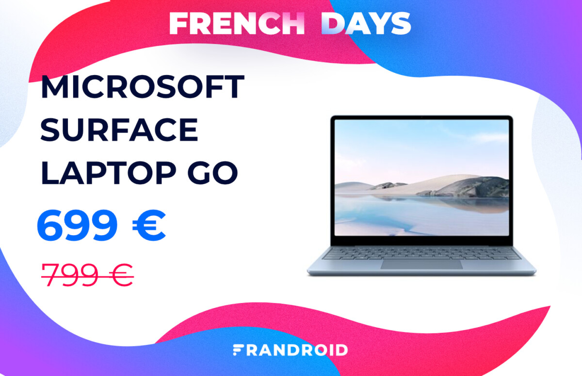 microsoft surface laptop go french days 2021