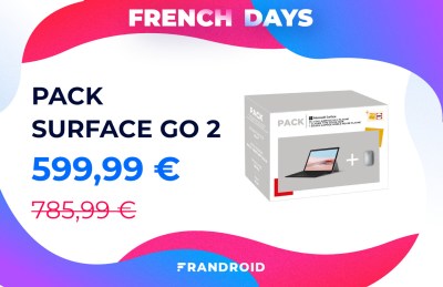 pack microsoft surface go 2 french days 2021