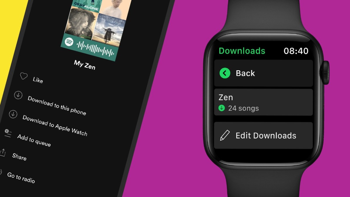 Téléchargez des musiques Spotify sur votre Apple Watch
