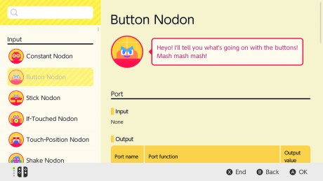 L'Atelier du jeu vidéo Nintendo  nodon option bouton