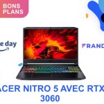 Ce PC portable équipé d’une RTX 3060 frôle les 1 000 € pour le Prime Day Ce PC portable équipé d’une RTX 3060 frôle les 1 000 € pour le Prime Day